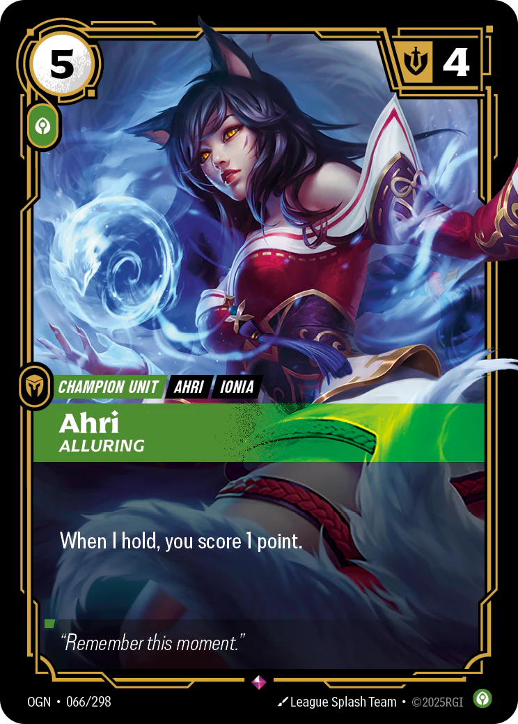 Ahri, Alluring [Origins] 066/298