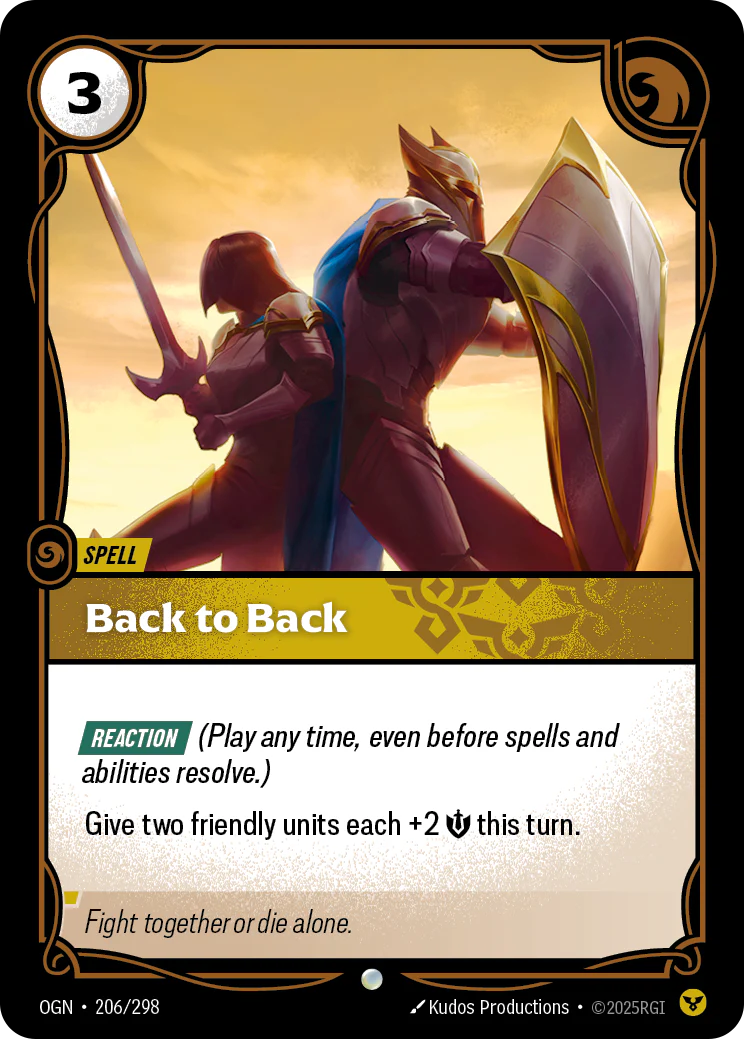 Back to Back [Origins] 206/298
