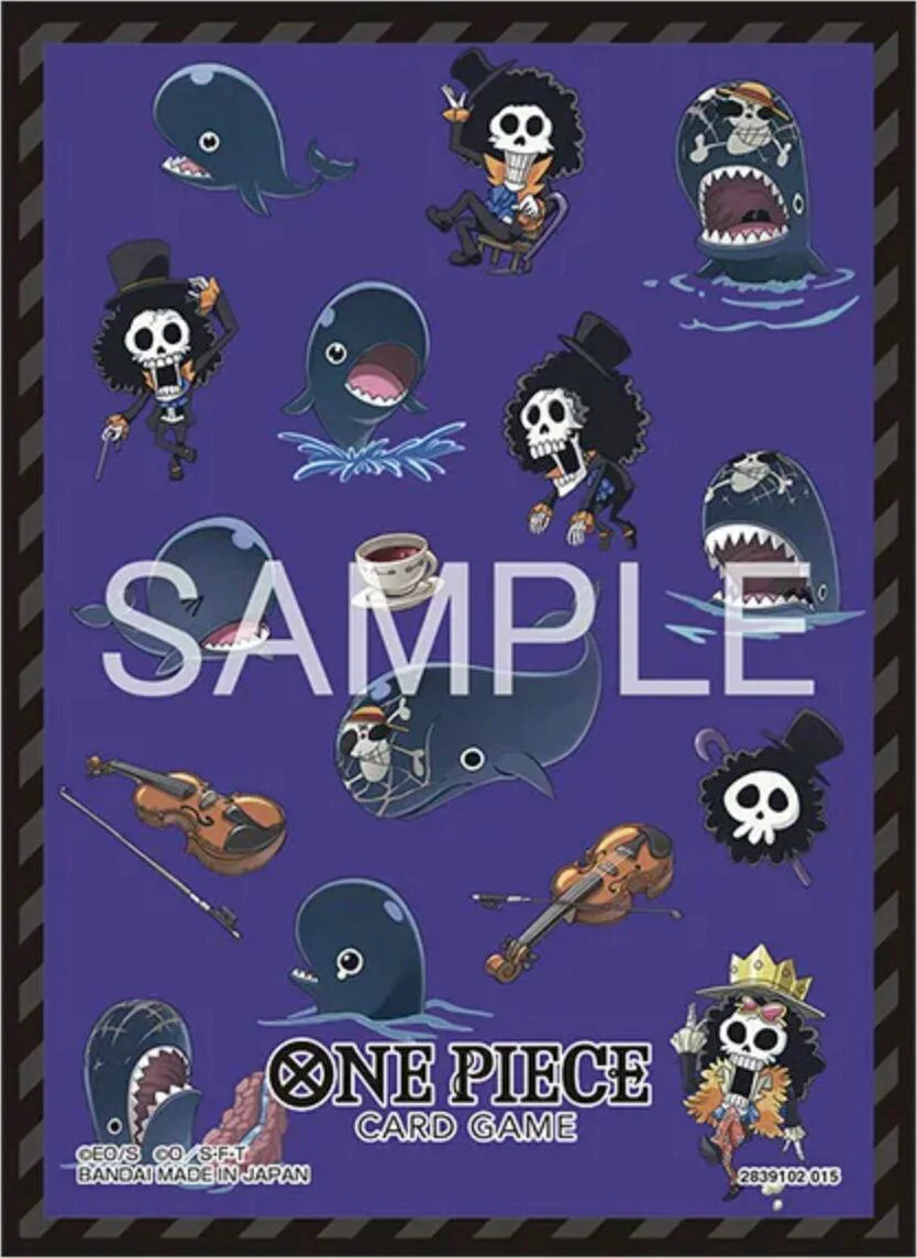 One Piece CG Card Sleeves - Brook & Laboon - (70ct)