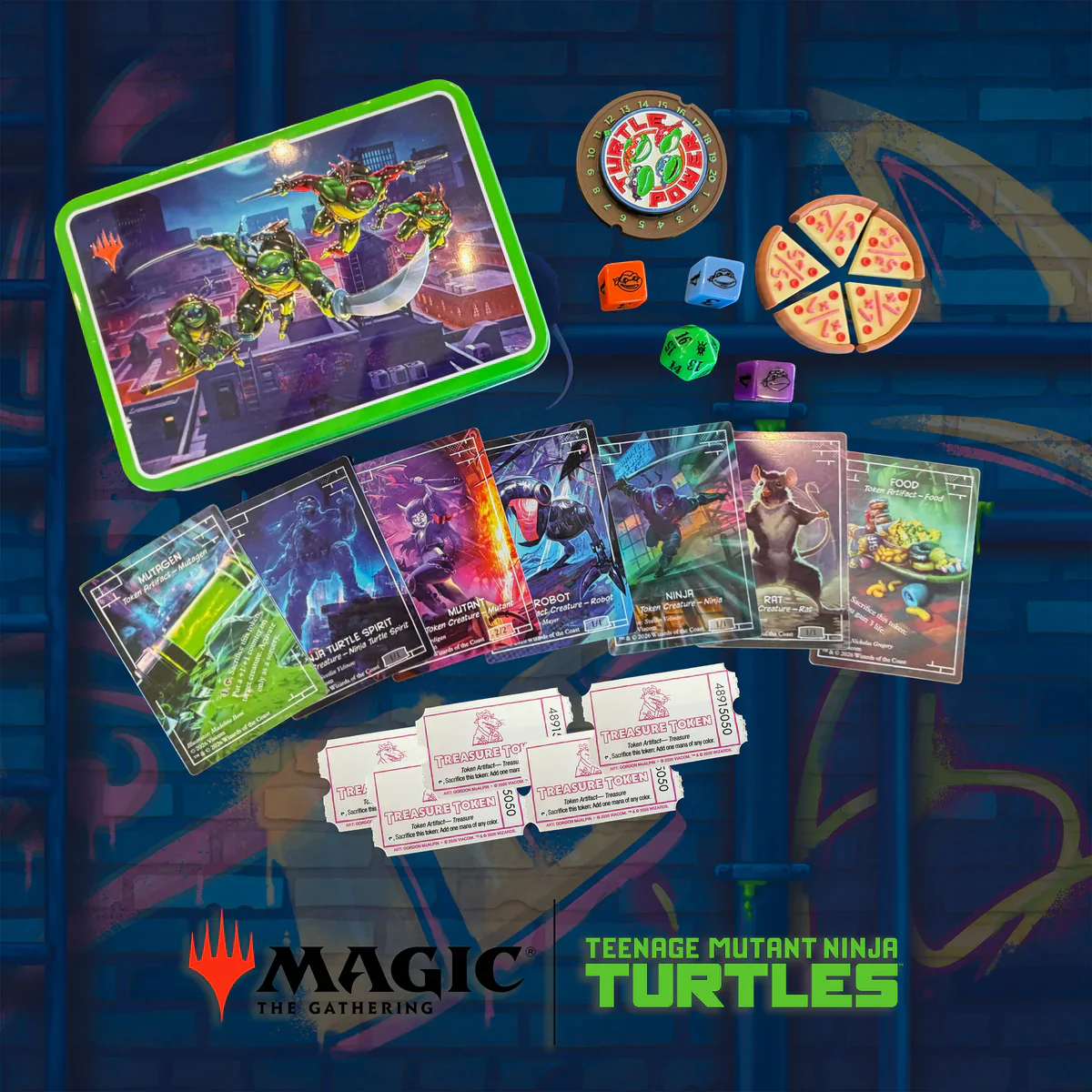 Beadle & Grimm's: Teenage Mutant Ninja Turtles Token Set - Image 2