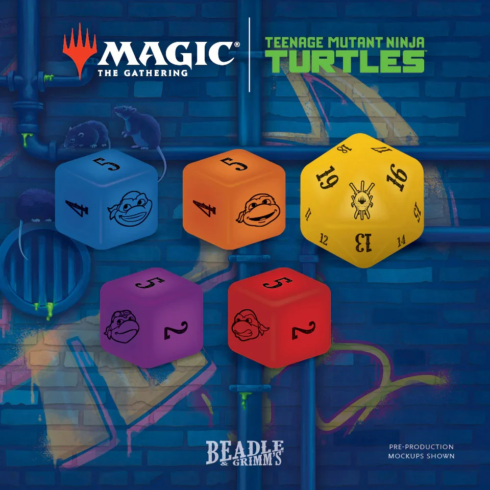 Beadle & Grimm's: Teenage Mutant Ninja Turtles Token Set - Image 3