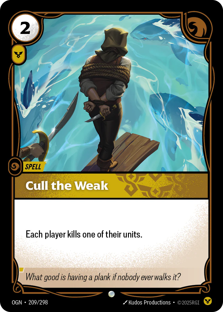 Cull the Weak [Origins] 209/298