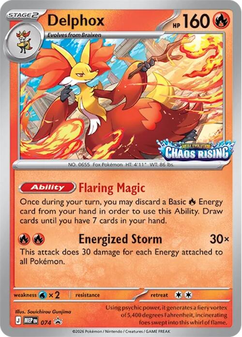 Delphox (074) [Mega Evolutions: Black Star Promos]