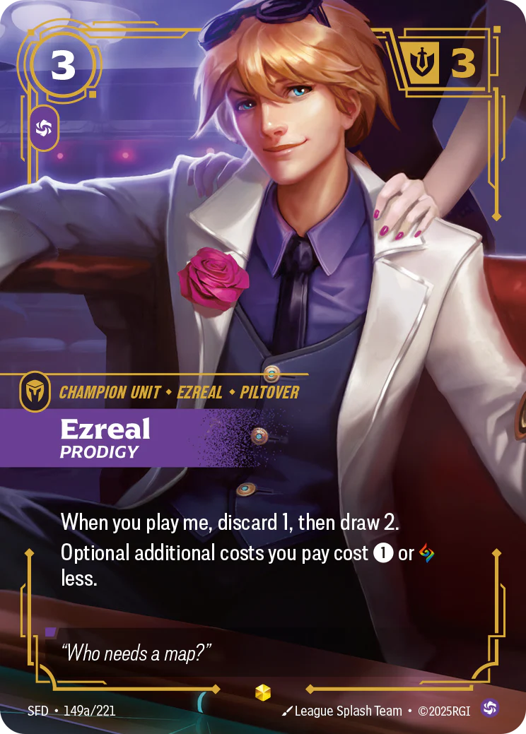 Ezreal, Prodigy (Alternate Art) [Spiritforged] 149a/221