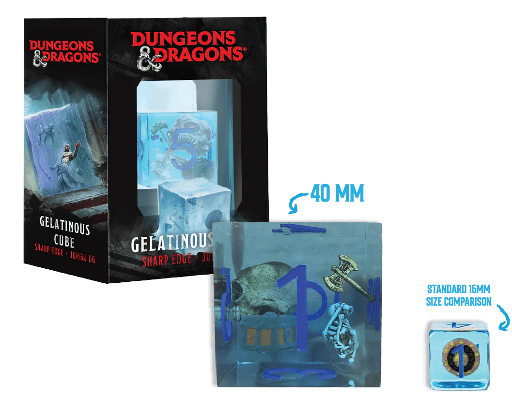 FanRoll: D&D Jumbo Gelatinous Cube D6