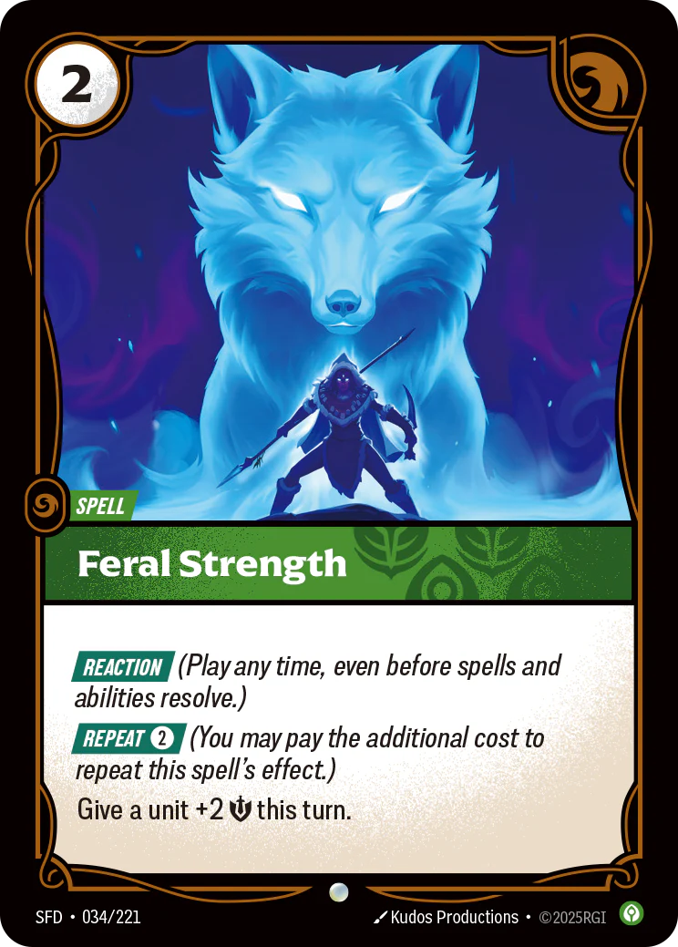 Feral Strength [Spiritforged] 034/221
