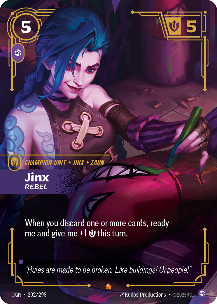 Jinx, Rebel [Origins] 202/298
