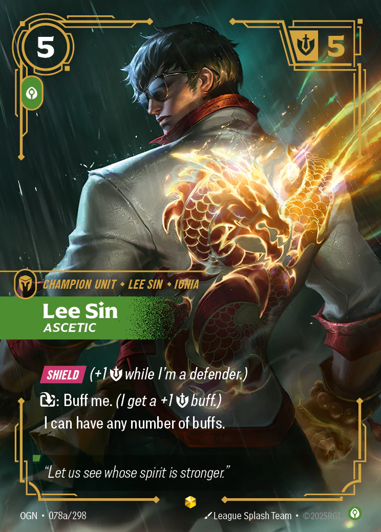 Lee Sin, Ascetic (Showcase) [Origins] 078a/298