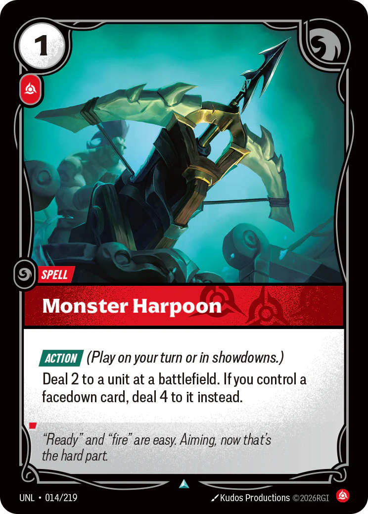 Monster Harpoon [Unleashed] 014/219
