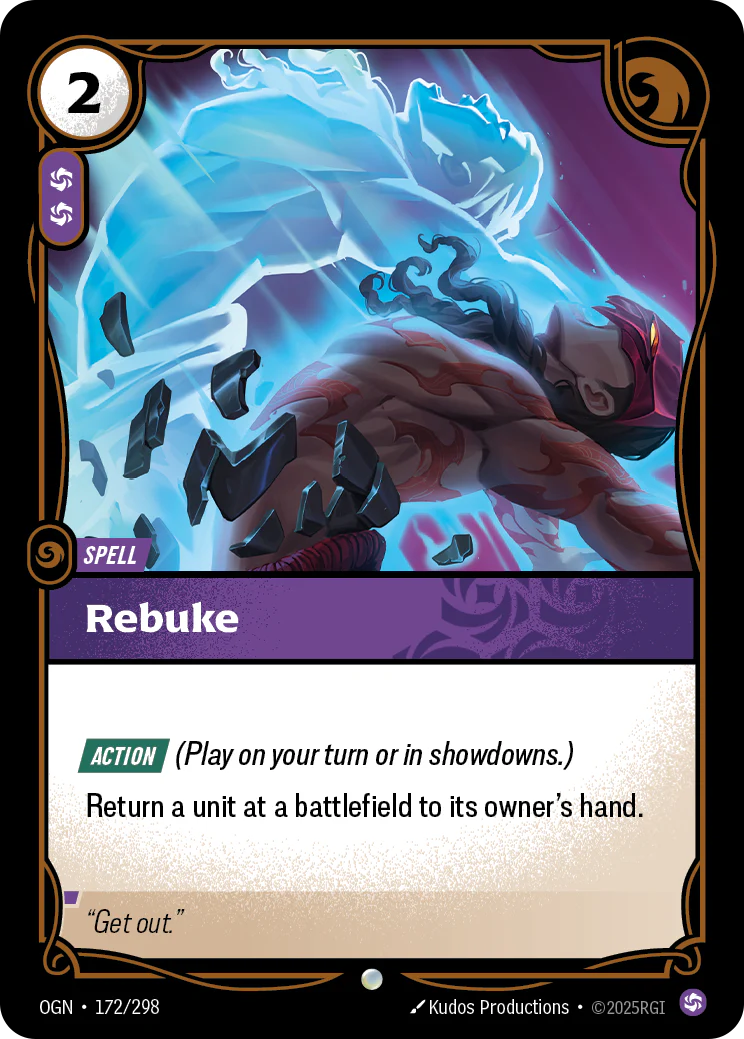 Rebuke [Origins] 172/298