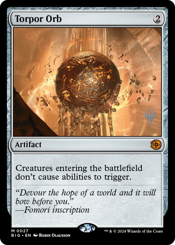 Torpor Orb [Lorwyn Eclipsed Promo Pack]