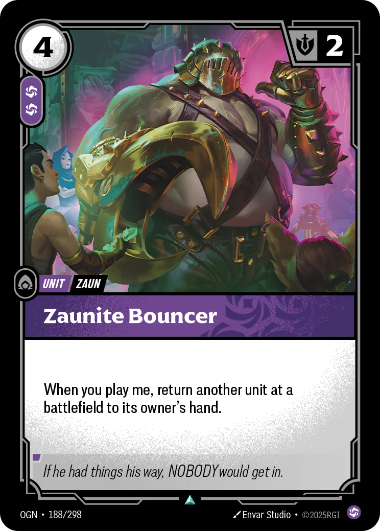 Zaunite Bouncer [Origins] 188/298